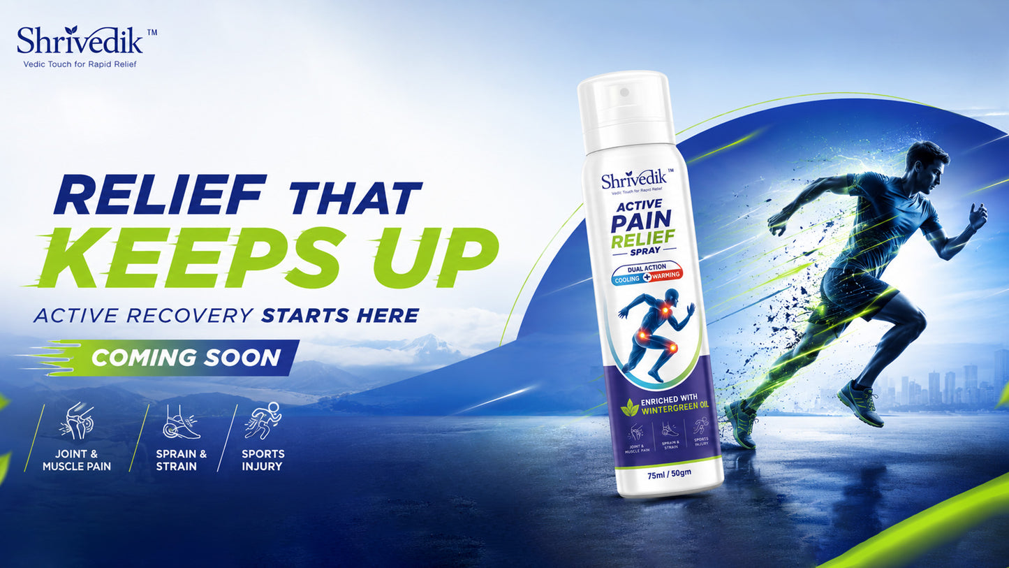 Shrivedik active pain relief spray