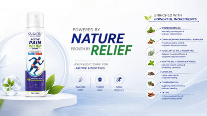 Shrivedik active pain relief spray